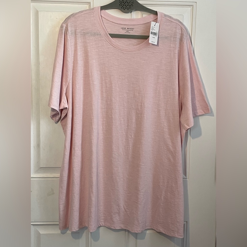 Lane Bryant Light Pink Women’s Perfect Sleeve Tee Size 18/20 NWT